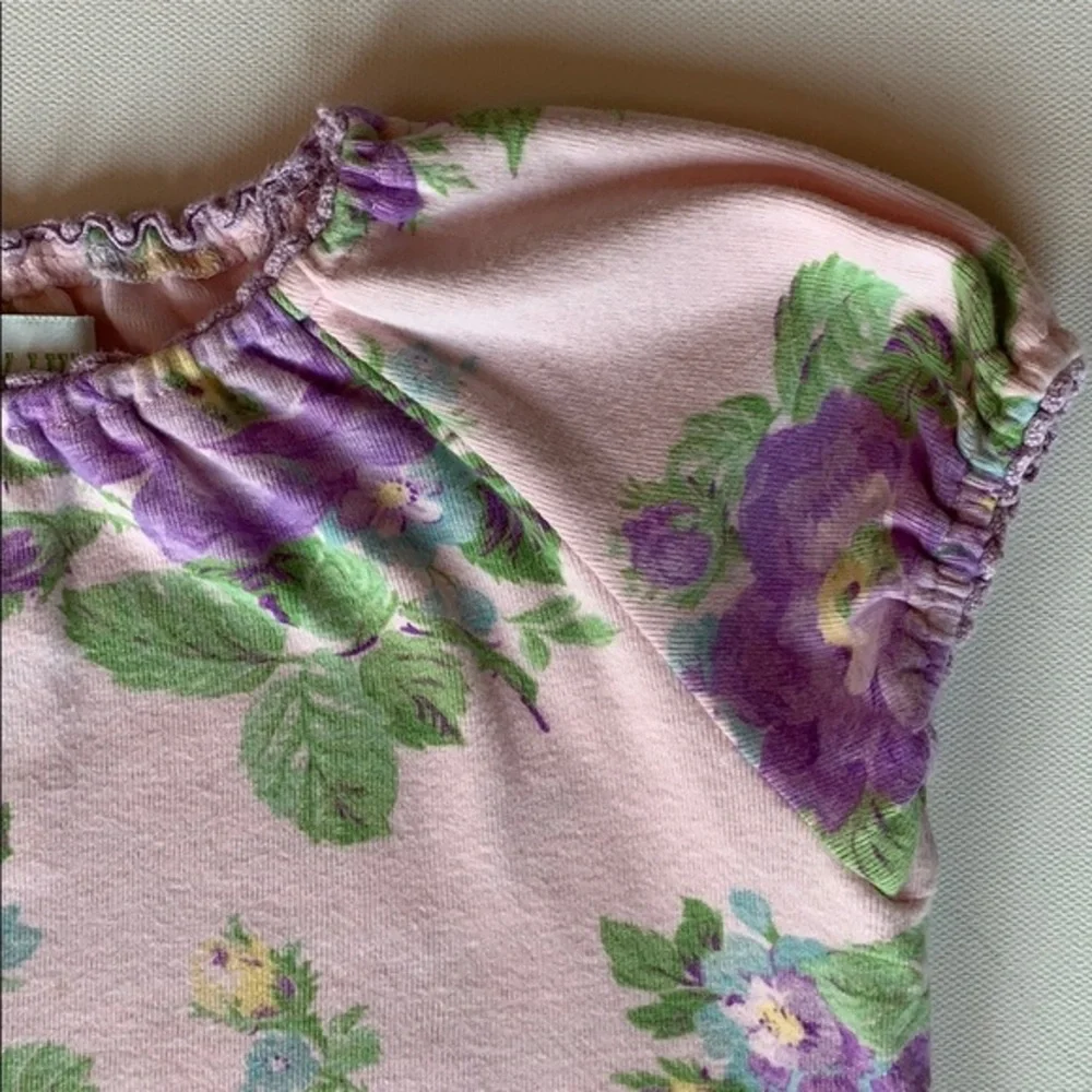 BABY LULU Pink & Purple Floral Top 3 3T - Picture 2 of 6
